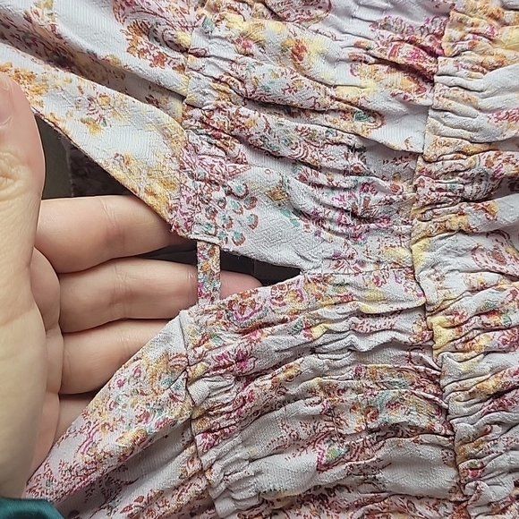 UO Harmony Flouncy Mini Dress-Size Large - Picture 13 of 17